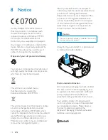 Предварительный просмотр 14 страницы Philips BT2200 User Manual