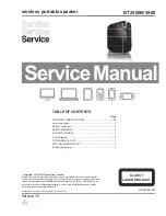 Предварительный просмотр 1 страницы Philips BT2500B/W-00 Service Manual