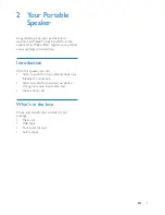 Preview for 5 page of Philips BT2600 User Manual