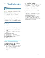 Предварительный просмотр 13 страницы Philips BT3000 User Manual