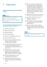 Предварительный просмотр 4 страницы Philips BT3080 User Manual