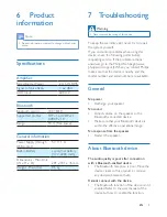 Preview for 10 page of Philips BT3500 User Manual