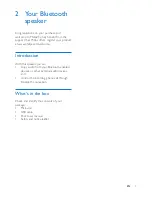 Preview for 5 page of Philips BT3600 User Manual
