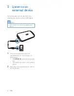 Предварительный просмотр 10 страницы Philips BT3600 User Manual