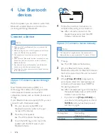 Preview for 8 page of Philips BT4000 User Manual