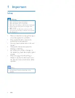 Предварительный просмотр 4 страницы Philips BT4100 User Manual