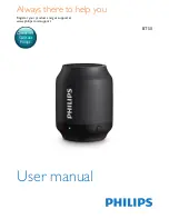 Philips BT50 User Manual предпросмотр