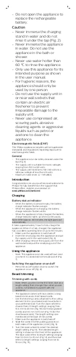 Preview for 3 page of Philips BT5520 Manual