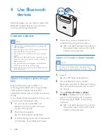 Предварительный просмотр 8 страницы Philips BT5580 User Manual