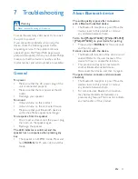 Предварительный просмотр 13 страницы Philips BT6000 User Manual