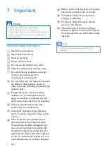 Preview for 4 page of Philips BT6000C37 User Manual
