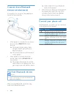 Preview for 10 page of Philips BT6600 User Manual