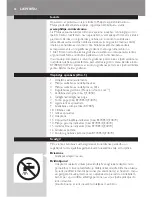 Preview for 86 page of Philips BT7085 User Manual