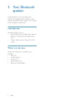 Предварительный просмотр 6 страницы Philips BT7500B User Manual