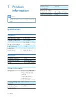 Предварительный просмотр 12 страницы Philips BT7500B User Manual
