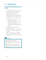 Preview for 4 page of Philips BTB2370 User Manual