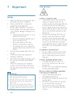 Preview for 4 page of Philips BTB2462 User Manual