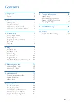 Preview for 3 page of Philips BTB2470 User Manual