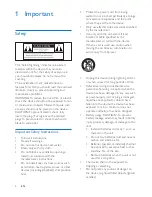 Preview for 4 page of Philips BTD7170 User Manual