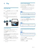 Preview for 15 page of Philips BTD7170 User Manual