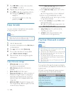 Preview for 18 page of Philips BTD7170 User Manual