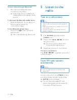 Preview for 20 page of Philips BTD7170 User Manual