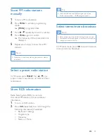 Preview for 21 page of Philips BTD7170 User Manual