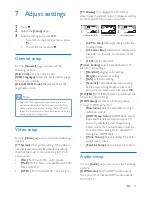 Preview for 23 page of Philips BTD7170 User Manual