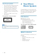 Preview for 5 page of Philips BTM1560 User Manual