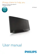 Предварительный просмотр 1 страницы Philips BTM2280 User Manual