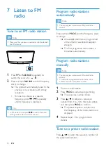 Предварительный просмотр 16 страницы Philips BTM2280 User Manual