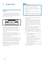 Preview for 4 page of Philips BTM2355 User Manual