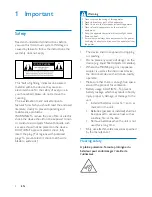 Preview for 4 page of Philips btm3360 User Manual