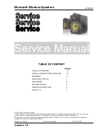 Philips BTS3000 Service Manual preview