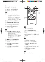 Предварительный просмотр 7 страницы Philips BTS3000 User Manual