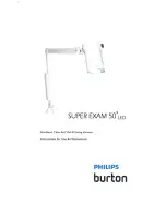 Предварительный просмотр 1 страницы Philips burton SUPER EXAM 50 LED Instructions For Use & Maintenance