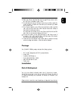 Предварительный просмотр 3 страницы Philips Business 107MB Manual