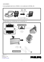 Preview for 5 page of Philips BVP510 Mounting Instruction