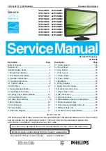 Preview for 1 page of Philips C221V2SB/01 Service Manual