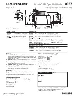 Philips Calculite 8087 Specification preview