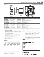 Preview for 1 page of Philips Calculite C4CIN Specification