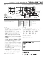 Philips Calculite C4T4GA-MHT4RF Specification preview