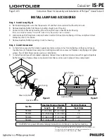 Предварительный просмотр 5 страницы Philips Calculite IS-PE Instruction Sheet