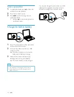 Предварительный просмотр 10 страницы Philips CAM102B User Manual