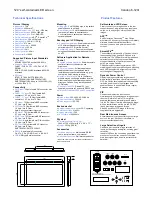 Предварительный просмотр 2 страницы Philips Candeo 6-120i VWL025 Technical Specifications