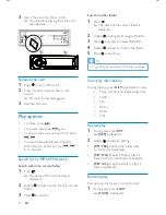 Предварительный просмотр 13 страницы Philips CarStudio CE131 User Manual