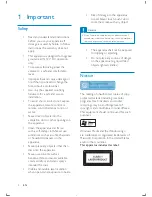 Предварительный просмотр 3 страницы Philips CarStudio CEM1100 User Manual