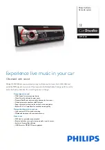 Preview for 1 page of Philips CarStudio CEM2100/05 Quick Manual