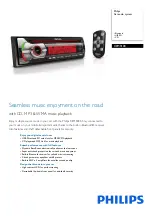 Preview for 1 page of Philips CarStudio CEM5100 Specifications