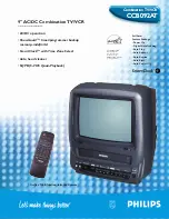 Philips CCB 092AT Specification Sheet preview